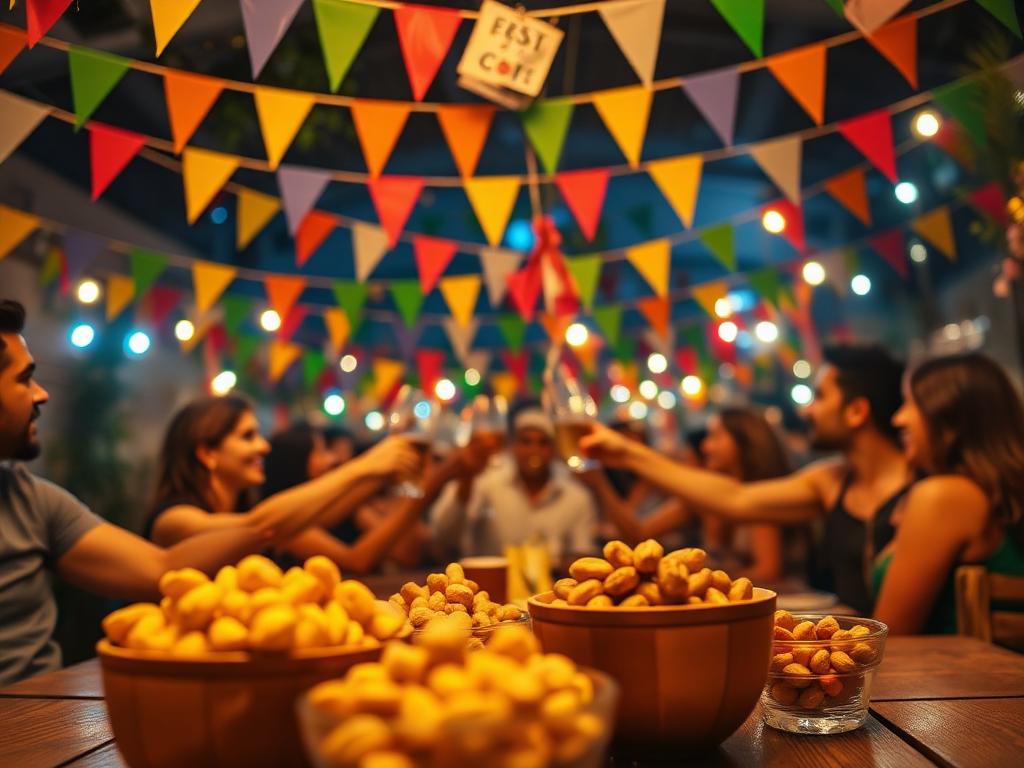 Na festa
